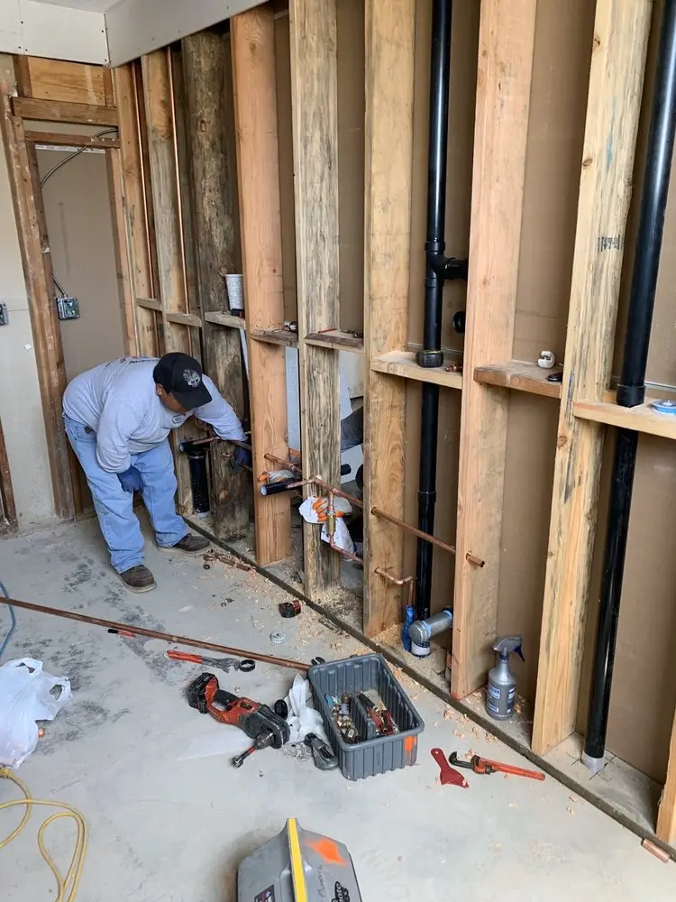 Commercial rough-in plumbing for Gas Line Repair in North Merritt Island